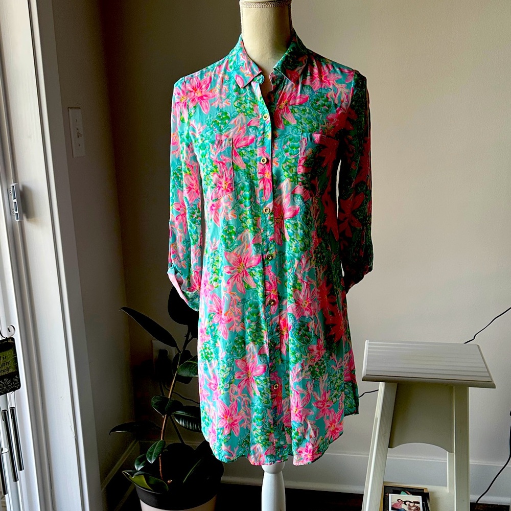 Lilly Pulitzer Vibrant Floral Dress